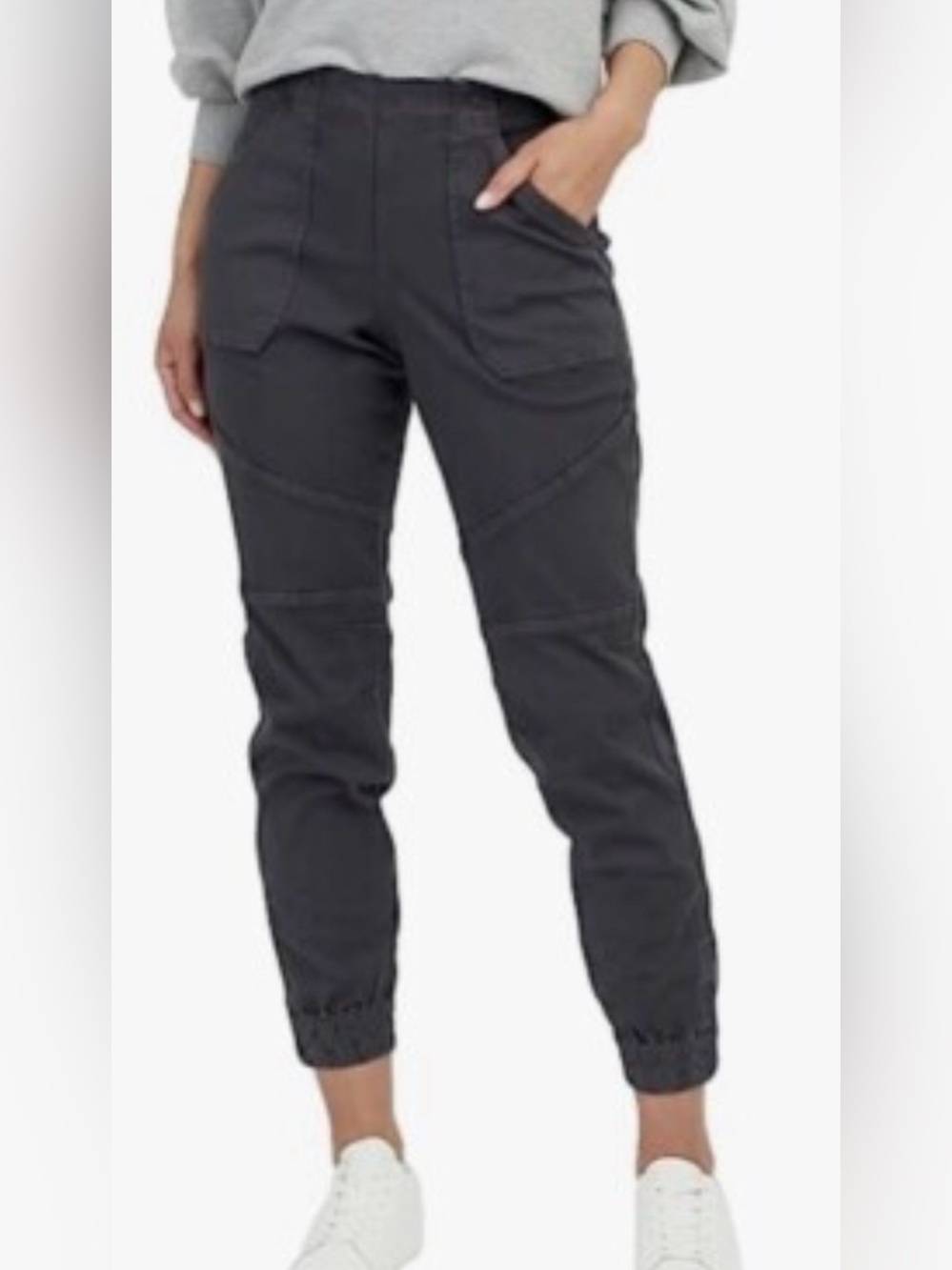 SPANX Charcoal Gray Jogger Pants